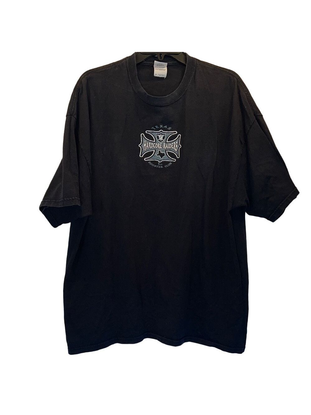 Gildan Black Men's T-Shirt with Sports Graphic, Plus Size 2XL